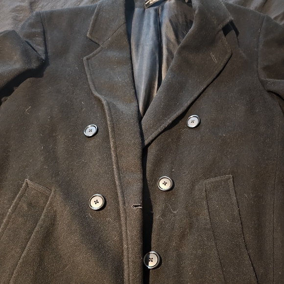 Andrew Fezza Cashmere Mens Over Coat Woven In Italy - Picture 2 of 7